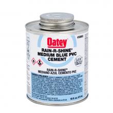 Oatey 30893 - 16 Oz Pvc Rain-R-Shine Blue Cement