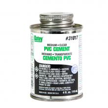 Oatey 31017 - 4 Oz Pvc Medium Clear Cement
