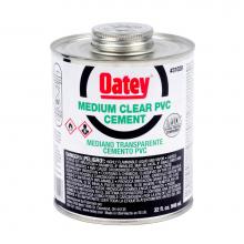 Oatey 31020 - 32 Oz Pvc Medium Clear Cement