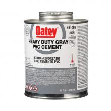 Oatey 31095 - 16 Oz Pvc Heavy Duty Gray Cement