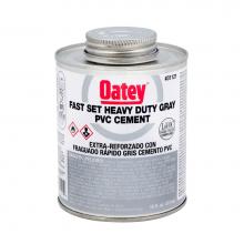 Oatey 31121 - 16 Oz Pvc Cement Heavy Duty Gray Fast Set