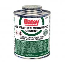 Oatey 31132 - 16 Oz Pvc All Weather Clear Cement
