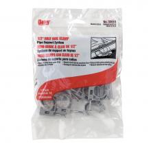 Oatey 33910 - Bagged 1/2 In. Half Clamp W/Nail 12 In Polybag