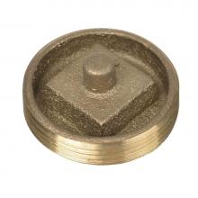 Oatey 42740 - 1 1/2 In. L.W. Brass Recessed Cleanout Plug