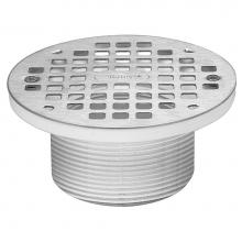 Oatey 72060 - 5 In. Nickel Strainer W/Ring  Barrel