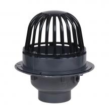 Oatey 78034 - 4 In. Pvc Roof Drain W/Abs Dome  Dam Collar