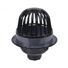 Oatey 88032 - 2 In. Abs Roof Drain W/Abs Dome & Dam Collar
