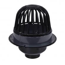 Oatey 88043 - 3 In. Abs Roof Drain W/Cast Iron Dome  Dam Collar