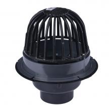 Oatey 88044 - 4 In. Abs Roof Drain W/Cast Iron Dome  Dam Collar