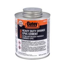 Oatey 30333 - Gal Ep42 Lo-Voc Cpvc-Pvc Orange Industrial - Wide Mouth