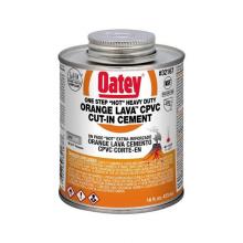 Oatey 32169 - Gal Orange Lava Hot Cpvc Cut-In Cement -  Wide Mouth