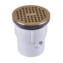 Oatey 72277 - 3 Or 4 Adjustable Pvc Drain 5 Nickel Square Round Strainer