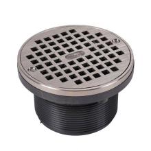Oatey 80170 - 6 In. Nickel Strainer And Square Ring