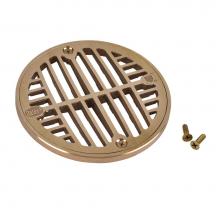 Oatey TSR5BR - Strainer-5 In Round Brass And Ring