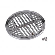 Oatey TSR6CR - Strainer-6 In. Round Chrome And Ring