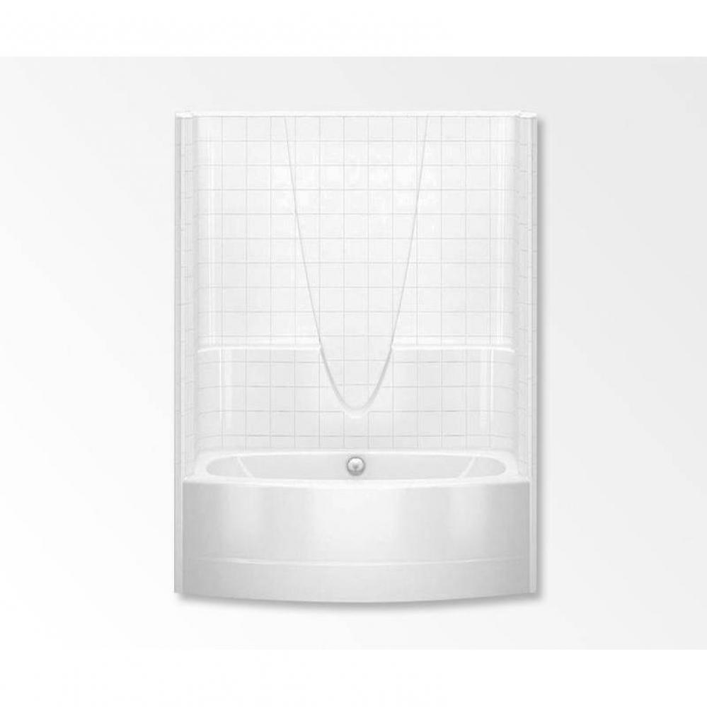 2603BSTCM AFR One-Piece Tub Shower