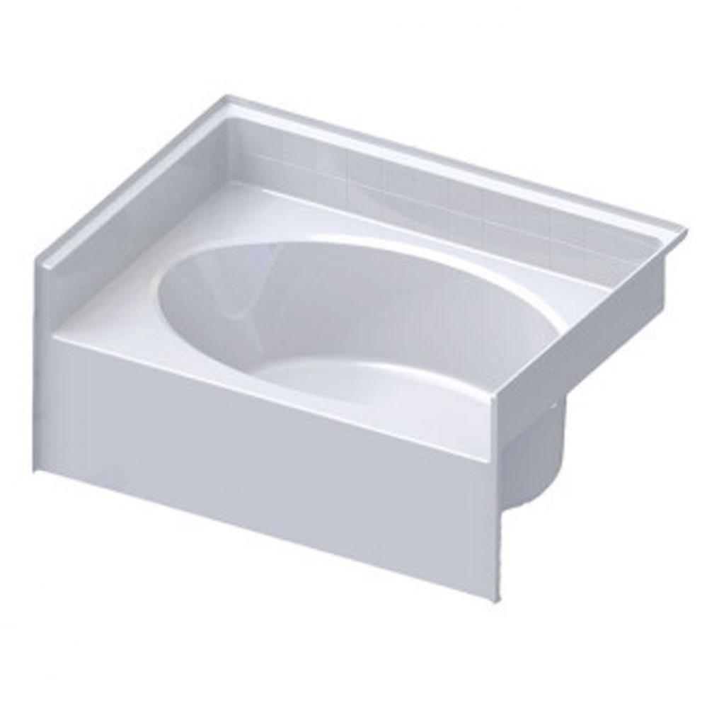 Alcove whirlpool tub