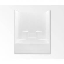 Aquatic AC003383-L-TO-LN - 2603CTW One-Piece Tub Shower