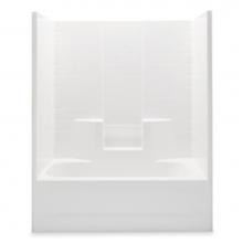 Aquatic 2603CTWLWP-WH - Gelcoat Textured Tile Tub-Shwr Whirlpool
