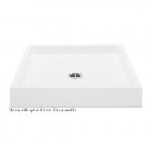 Aquatic 3642PAN-WH - Acrylic Shwr Pan