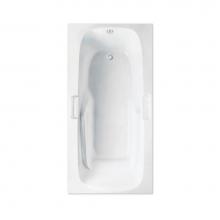 Aquatic AC003269-UNI-WPV-WH - Jasmine II Drop-in Bathtub