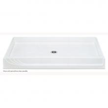 Aquatic 6034APAN-WH - Acrylic Shwr Pan