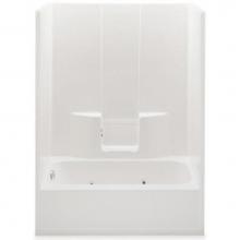 Aquatic 6036SGML-WH - Gelcoat Smth Wall Tub-Shwr; Above Floor Rough
