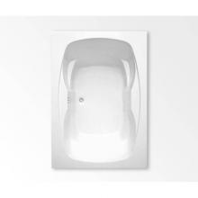 Aquatic AC003257-FC-TO-WH - Hialeah II 1X Drop-in Bathtub