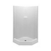 Aquatic AC003491-000-WH - 1382NACT Corner Shower