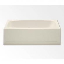 Aquatic AC003047-R-TO-BO - 254027M AFR Alcove Bathtub