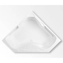 Aquatic AC003306-FC-TO-WH - Preakness Stocking Corner Bathtub