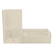 Aquatic AC003657-R-TO-BO - Darsey 11442STNS Tub Shower Suite