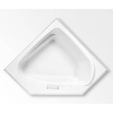 Aquatic AC003287-FL-TO-WH - Morandi Elements Corner Bathtub