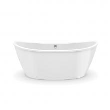 Aquatic AC003106-FC-TO-WH - Effie 6636CF AFR Freestanding Bathtub