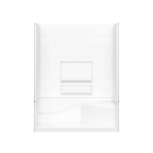 Aquatic AC003601-R-WH - W160304PST Alcove Shower