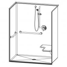 Aquatic 1603BFSBMA - Shower stall