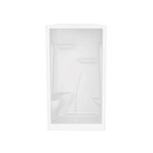 Aquatic AC003586-000-WH - M148 48 x 36 Acrylic Alcove Center Drain One-Piece Shower in White