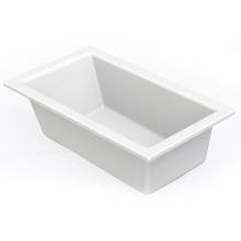 Aquatic AC003073-UNI-WPV-WH - 6036DMIN Drop-in Bathtub