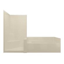 Aquatic AC003628-L-TO-BO - Darsey 11442STS Tub Shower Suite