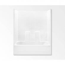 Aquatic AC003370-R-TO-SD - 26033CTM AFR One-Piece Tub Shower