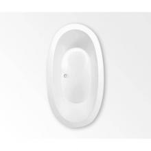 Aquatic AC003252-FC-TO-WH - Hanna 7240C Drop-in Bathtub