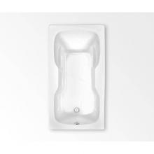 Aquatic AC003162-UNI-DBA-WH - Bayport 6032 Drop-in Bathtub