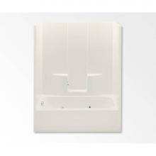 Aquatic AC003421-L-WPV-BI - 6036SG One-Piece Tub Shower