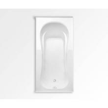 Aquatic AC003332-L-AIB-WH - Vecelli 1X Alcove Bathtub