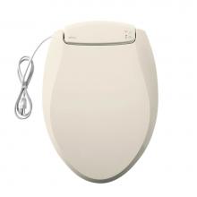 Church H1700NL 346 - Radiance Elongated Plastic Toilet Seat in Biscuit with Adjustable Heat, iLumalight, STA-TITE Seat