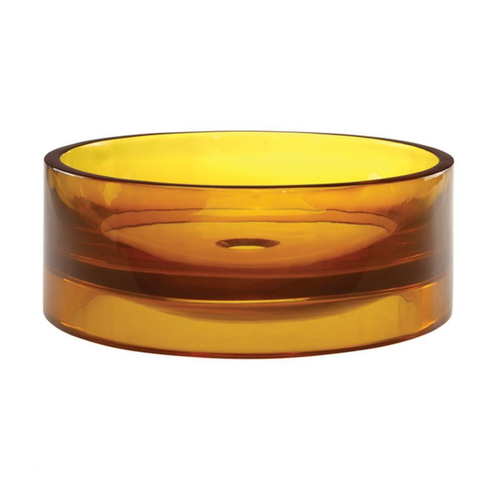 Honeycomb Round Above-Counter Resin Lavatory