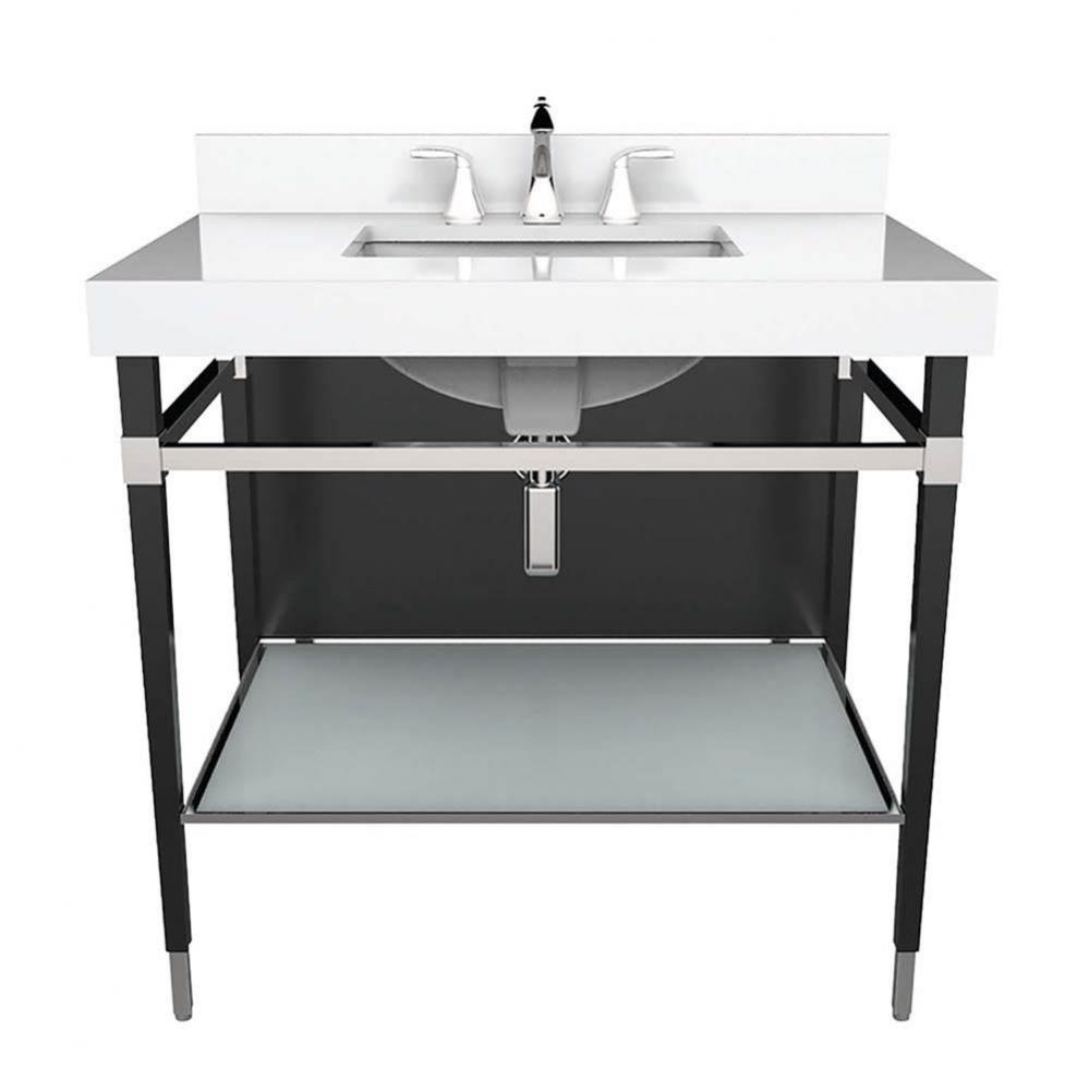 Freestanding Vanity With Quartz Countertop