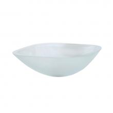 Decolav 1139T-FCR - Frosted Crystal Square Tempered Glass Vessel