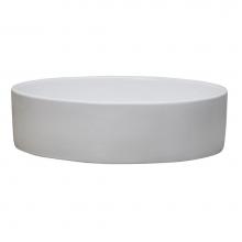 Decolav 1459-CWH - Above-Counter Oval Lavatory White