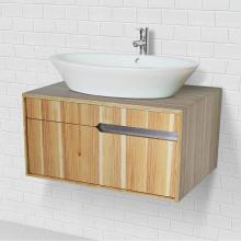 Decolav 1803-HKY - Wallmount Vanity With Above Counter Lavatory